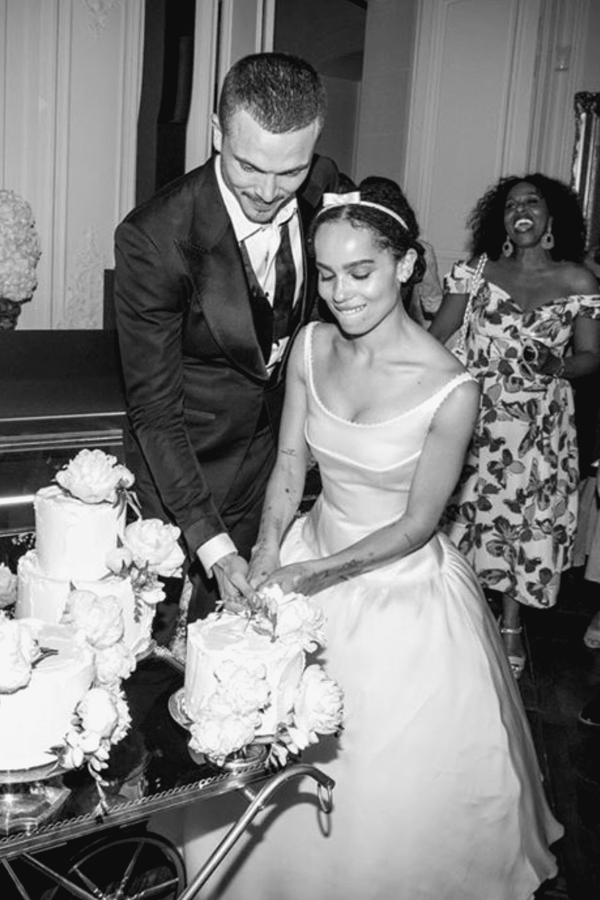 Il romantico abito da sposa di Zoë Kravitz - Weddings
