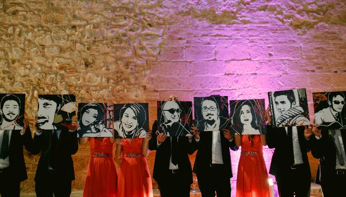 La pop art di Laura Calafiore come regalo per i testimoni