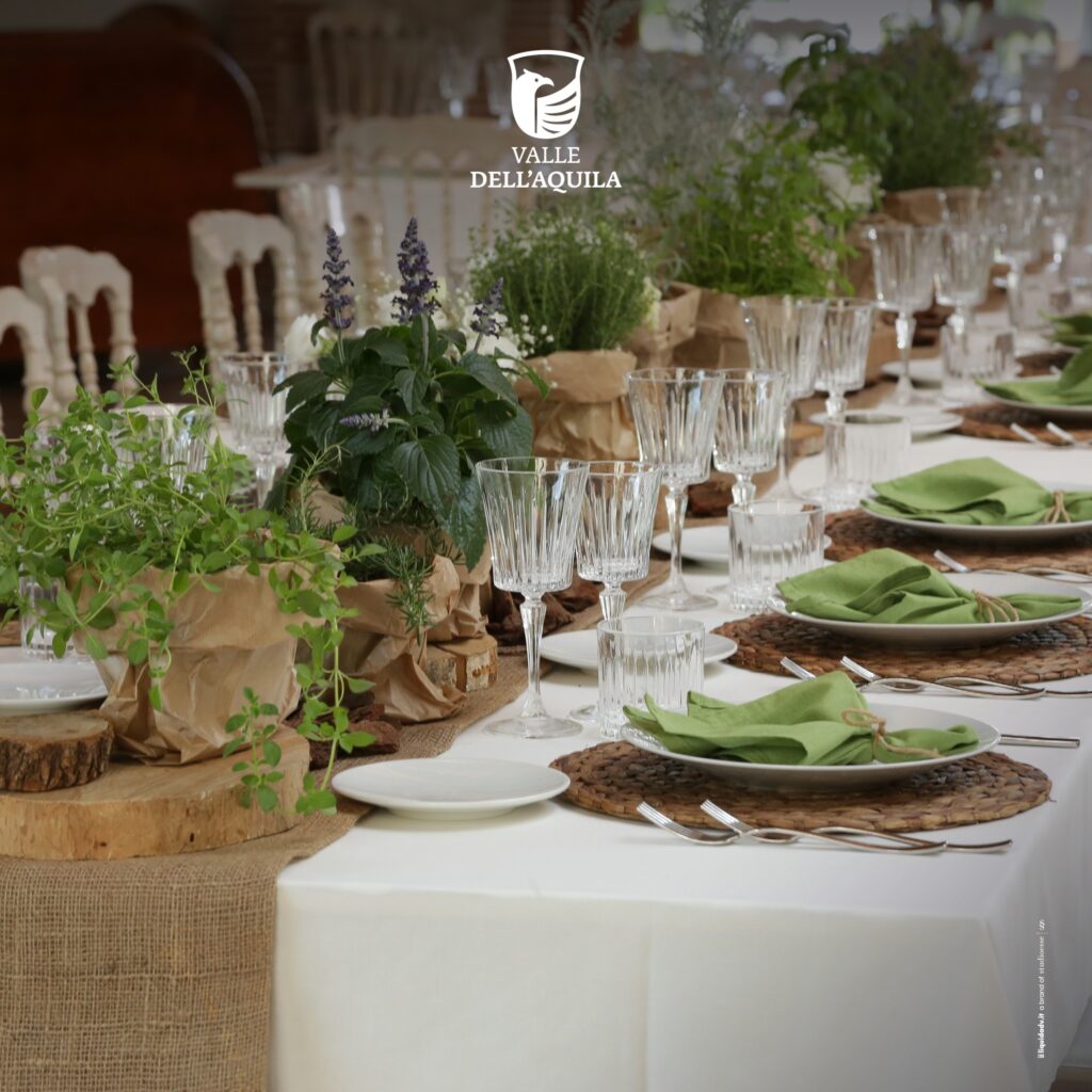 eco wedding, mise en place