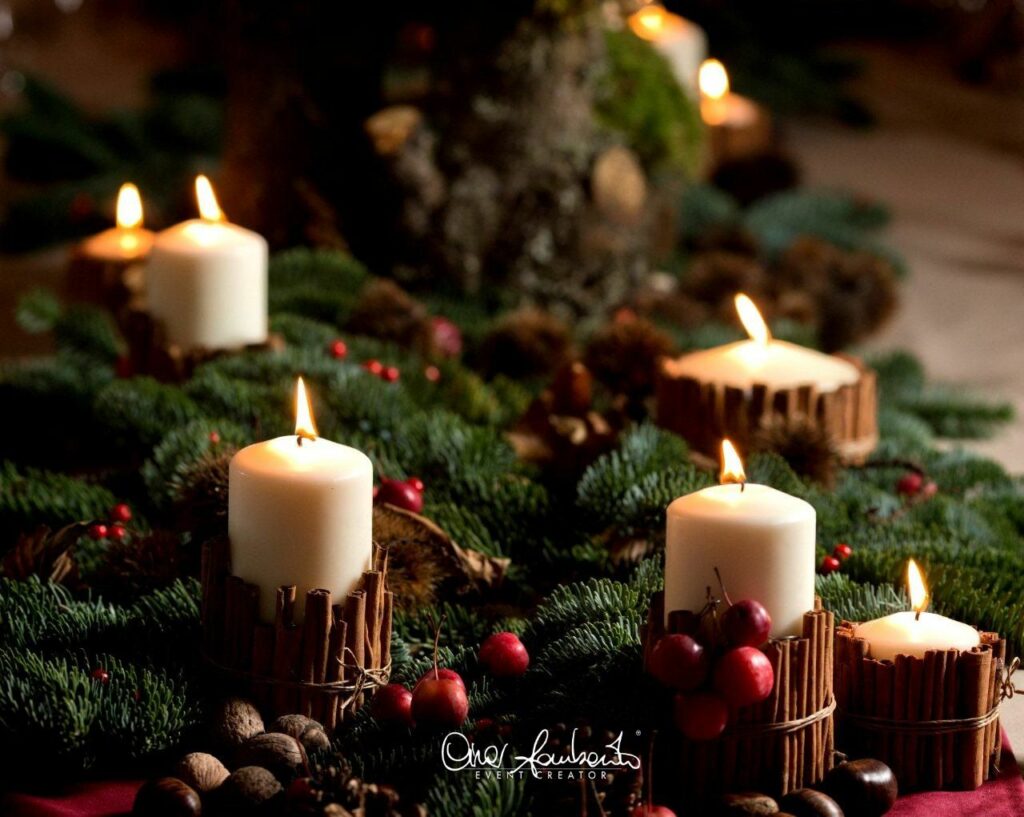 candele, 5 bomboniere per matrimoni natalizi
