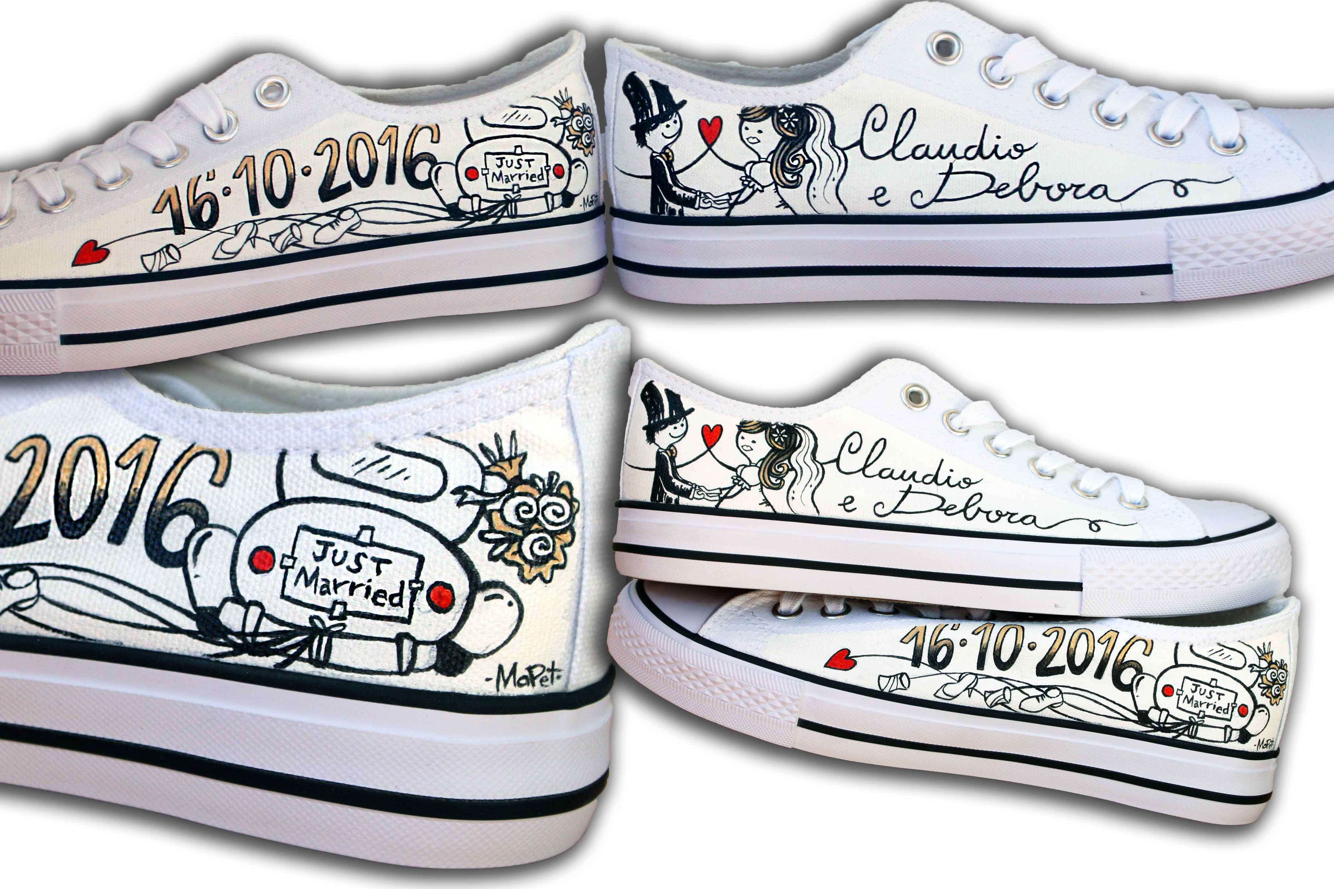 scarpe personalizzate matrimonio